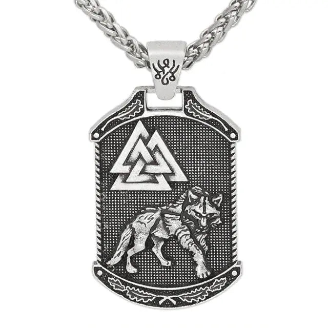 Wolf Necklace for Men - Viking Heritage Store