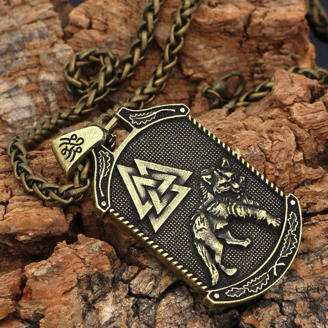 Wolf Necklace for Men - Viking Heritage Store