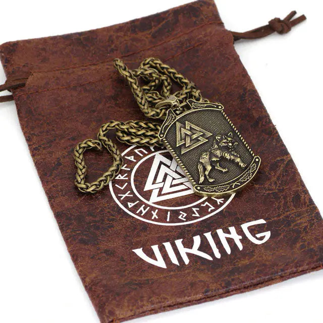 Wolf Necklace for Men - Viking Heritage Store