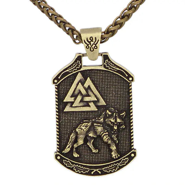 Wolf Necklace for Men - Viking Heritage Store