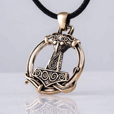 Viking Necklace Thor's Hammer (Bronze) - Viking Heritage Store