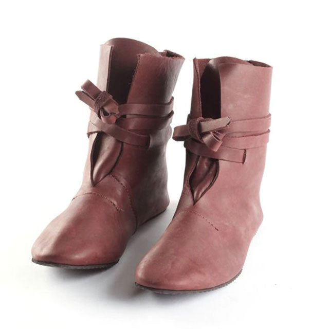 Brown Women Viking Boots - Viking Heritage Store