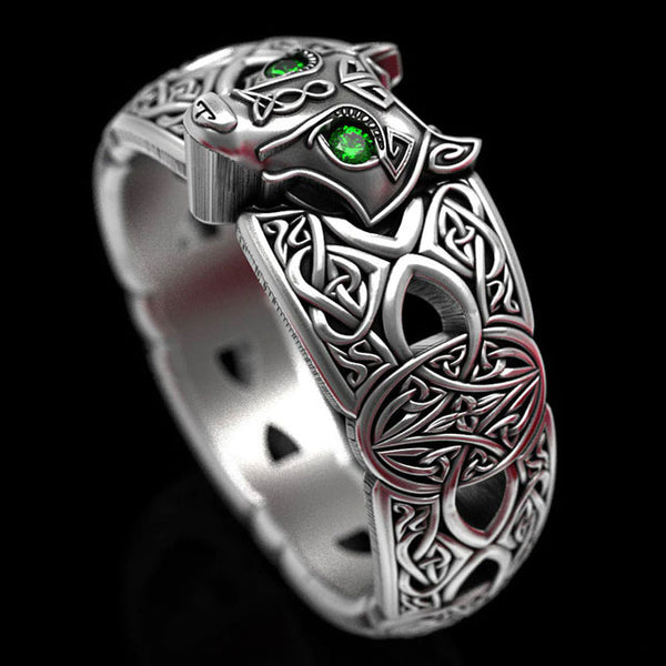 Celtic Wolf Ring, Sterling Wolf Wedding Band, Wolf Wedding Band, Viking  Wolf Ring, Wolf Mens Jewelry, Norse Ring, Silver Wolf Ring, 1170
