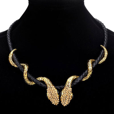 Double Snake Chain Necklace - Viking Heritage Store