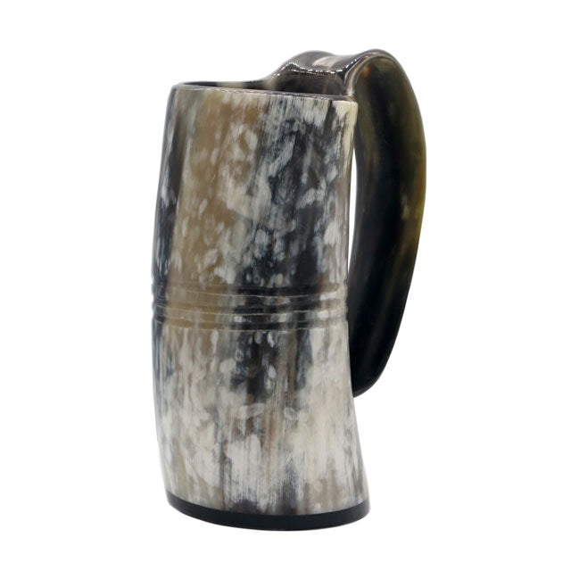 Cuerno vikingo para beber – 18 pulgadas con viking grabado con soporte de  cuerno 100% auténtico hecho a mano, taza de cerveza hecha a mano de grado