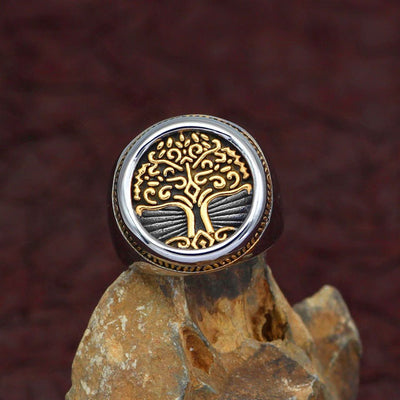 Gold Tree of Life Ring - Viking Heritage Store