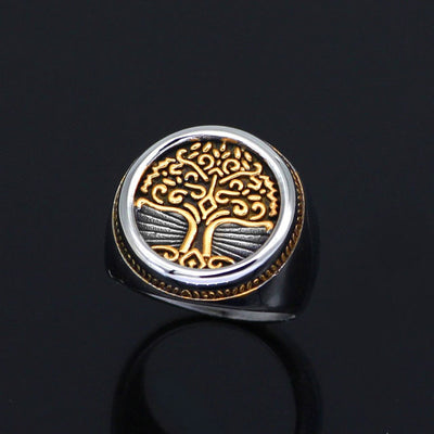 Gold Tree of Life Ring - Viking Heritage Store