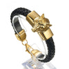 Gold Fenrir Bracelet - Viking Heritage Store