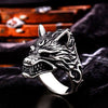 Fenrir Wolf Fear Ring - Viking Heritage Store