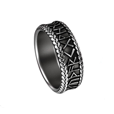 Nordic Runes Ring - Viking Heritage Store