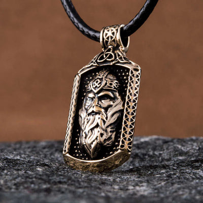Odin Pendant (Bronze) - Viking Heritage Store