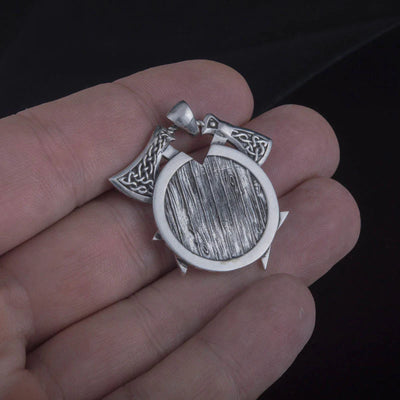 Shield Necklace (Silver) - Viking Heritage Store