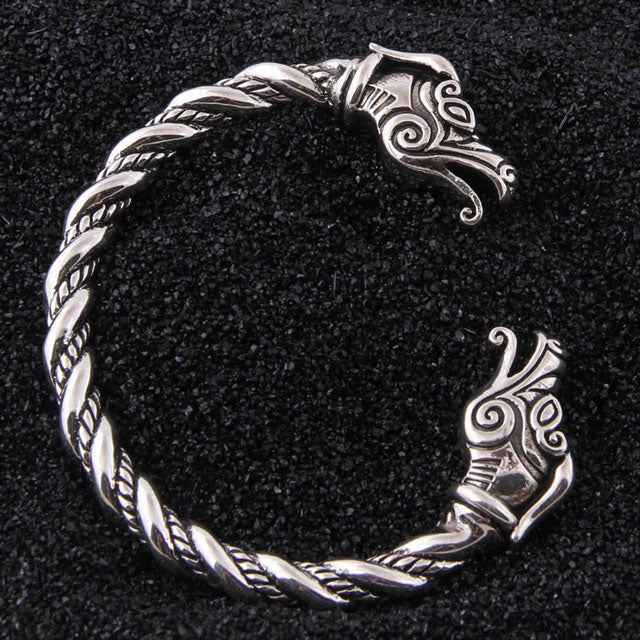 Silver Dragon Arm Ring | Viking Heritage - Viking Heritage Store