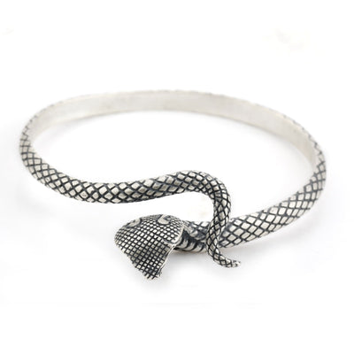 Silver Snake Bracelet - Viking Heritage Store