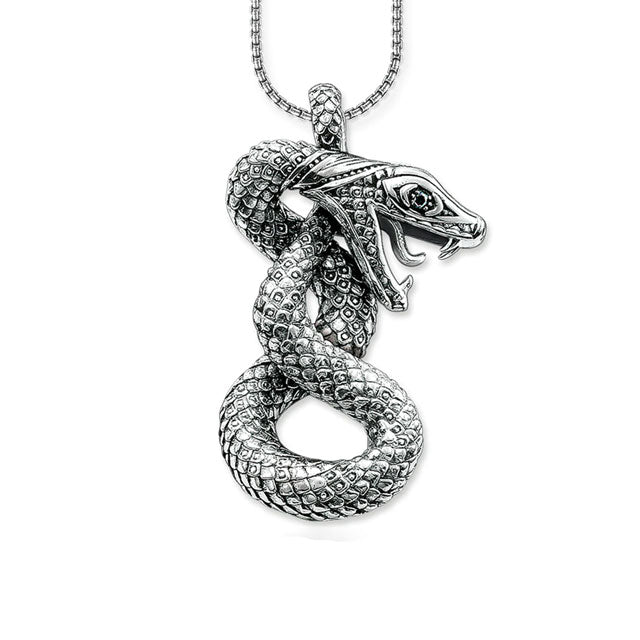 Silver Snake Necklace - Viking Heritage Store