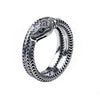 Silver Snake Ring - Viking Heritage Store