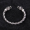 Silver Fenrir Arm Ring - Viking Heritage Store