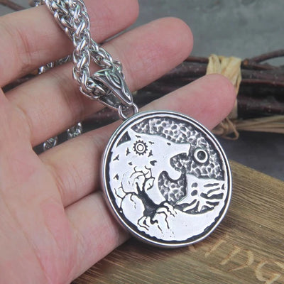 Skoll Necklace - Viking Heritage Store