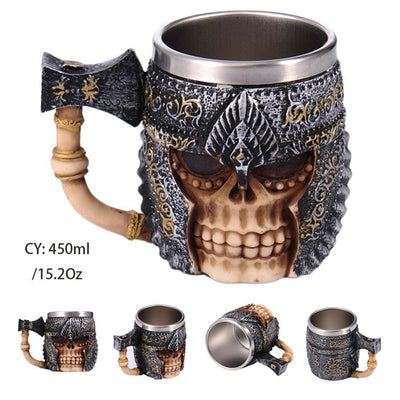 Skull Beer Mug - Viking Heritage Store