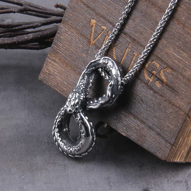 All Seeing Eye Ouroboros Snake Necklaces for Men — WE ARE ALL SMITH