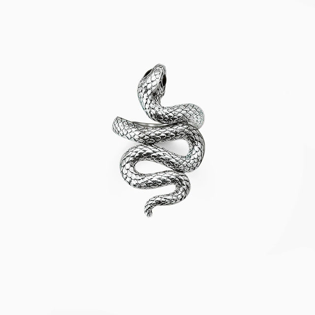 Snake Sterling Silver Ring - Viking Heritage Store