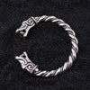 Silver Jormungand  Arm Ring - Viking Heritage Store