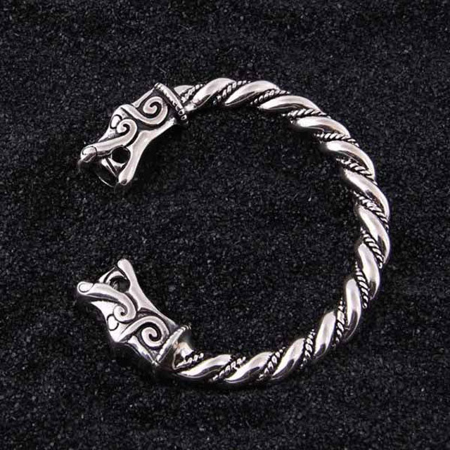 Buy myaddiction Norse Mens Wolf Head Bracelet Viking Bracelet Talisman  Jewelry Adjustable Antique Tin Jewelry & Watches | Fashion Jewelry |  Bracelets at Amazon.in