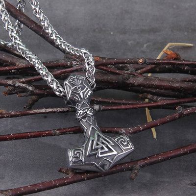 Thor's Hammer Pendant Necklace - Viking Heritage Store