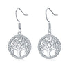 Silver Tree of Life Earrings - Viking Heritage Store