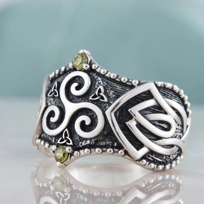 Triskele Ring (Silver) - Viking Heritage Store