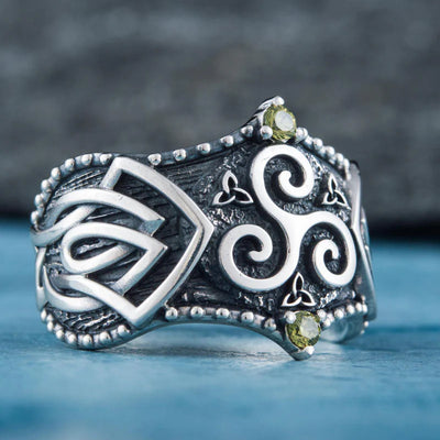 Triskele Ring (Silver) - Viking Heritage Store