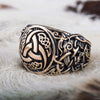 Triple Horn Ring (Solid Bronze) - Viking Heritage Store