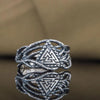Valknut Ring (Silver) - Viking Heritage Store
