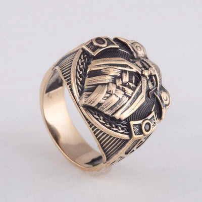 Odin Ring (Solid Bronze) - Viking Heritage Store
