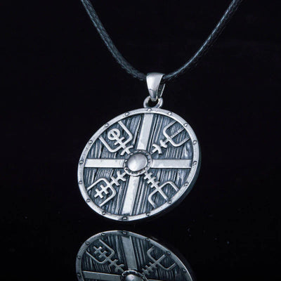 Viking Shield Maiden Necklace (Silver) - Viking Heritage Store
