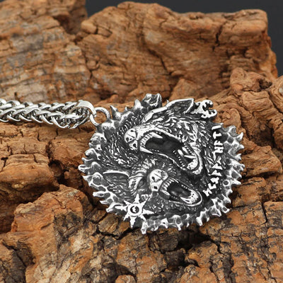 Wolf Pendant Necklace - Viking Heritage Store
