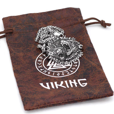 Wolf Pendant Necklace - Viking Heritage Store
